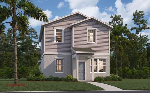New construction Single-Family house 1719 Columbus Path, St. Cloud, FL 34771 plan Logan - image