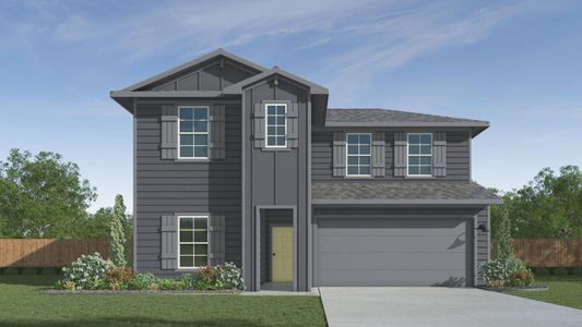 New construction Single-Family house 338 San Juan Trl, Bastrop, TX 78602 plan The Mitchell - image