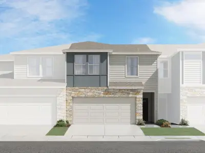 New construction Townhouse house 1850 Settlers Gln, Unit 203, Round Rock, TX 78665 - image