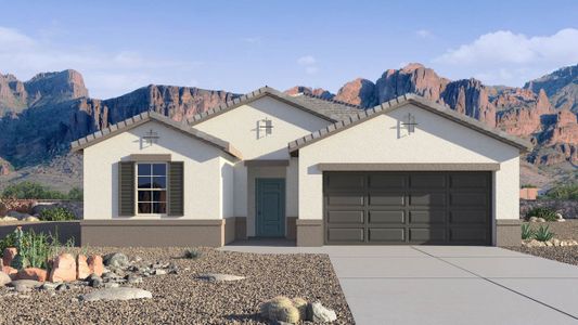 New construction Single-Family house 24048 W Papago St, Buckeye, AZ 85326 plan Huntsville - image