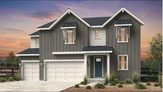 New construction Single-Family house 3910 Descent Street, Castle Rock, CO 80108 Vail- photo 0