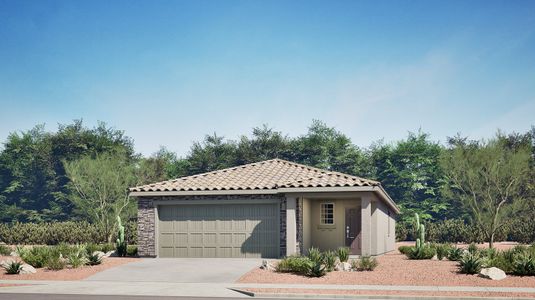 New construction Single-Family house 9666 W Gilded St, Marana, AZ 85658 plan Bristle - image