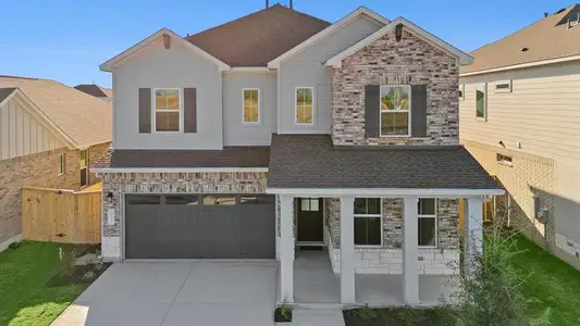 New construction Single-Family house 4737 Pleasant Pl, Round Rock, TX 78665 plan Oakville - image