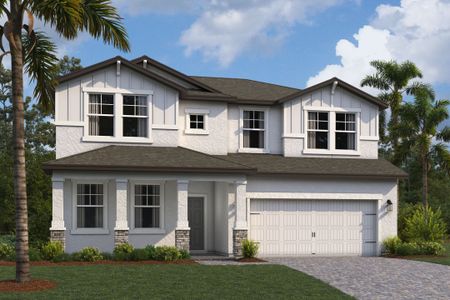New construction Single-Family house 8948 Runaway Breeze Dr, Land O' Lakes, FL 34637 plan Santa Monica - image