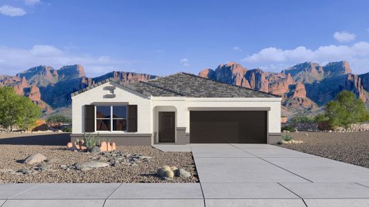 New construction Single-Family house 28223 North Ice Cavern Lane, San Tan Valley, AZ 85143 - photo 0