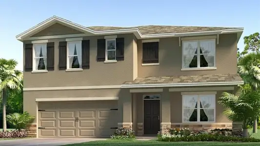New construction Single-Family house 17685 Acorn Drop Rd, Land O' Lakes, FL 34638 plan Hayden - image