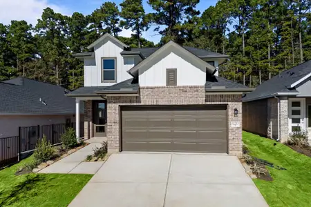 New construction Single-Family house 12203 Ridge Top Dr, Panorama Village, TX 77304 plan King - image