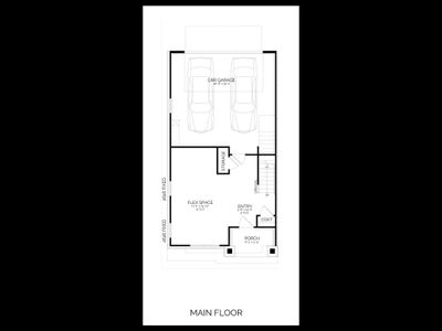 New construction Townhouse house 2420 Adrift Rd, Fuquay Varina, NC 27526 plan Atlas End Unit - image 3