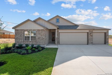 New construction Single-Family house 105 Pendleton Cove, Floresville, TX 78114 Kingsley- photo 0