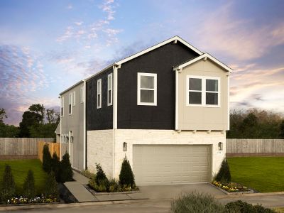 New construction Townhouse house 3209 Millwork Street, Houston, TX 77080 - photo 0