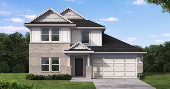 New construction Single-Family house 6707 Pebble Bluff Ct, Cove, TX 77523 - image