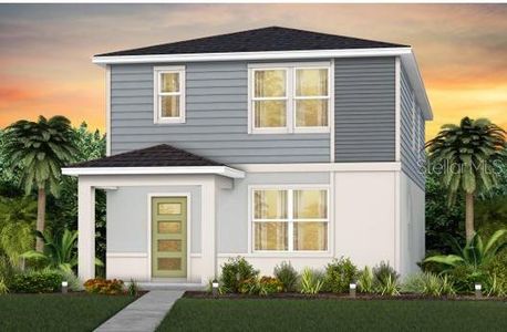 New construction Single-Family house 6951 Copperwood Ave, Orlando, FL 32829 Haddock- photo 0
