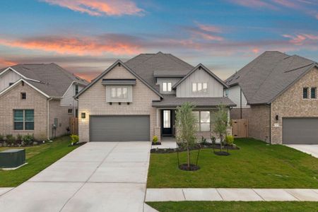 New construction Single-Family house 17333 Graces Path, Pflugerville, TX 78660 plan Dumont II - image