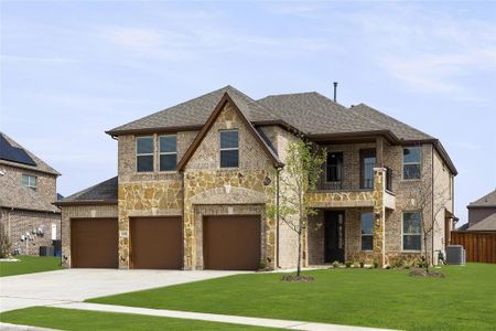 New construction Single-Family house 1282 Flamingo Rd, Forney, TX 75126 Princeton 2F (w/Game)- photo 1 1