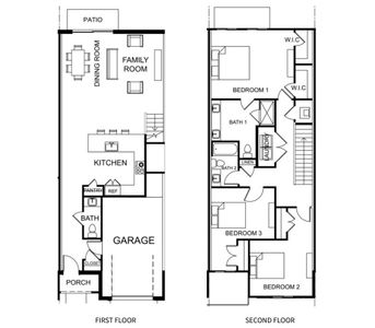 New construction Townhouse house 5838 Jackie Mae Pl, Riverview, FL 33578 plan The Wingate - image