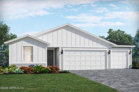 New construction Single-Family house 64 Ararat Dr, Palm Coast, FL 32137 plan Davenport - image