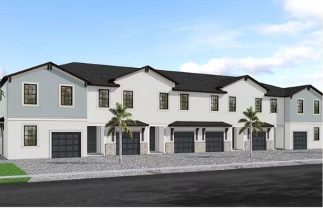 New construction Townhouse house 391 Sw Sally Wy, Unit Latitude 28-05, Stuart, FL 34997 - image