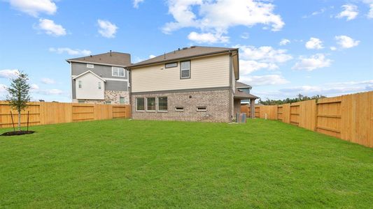 New construction Single-Family house 10023 Nectar Path, Iowa Colony, TX 77583 Rosewood - Courtyard Collection- photo 1 1