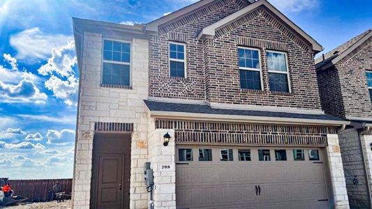 New construction Townhouse house 705 Lone Rock Drive, Anna, TX 75409 1964 Ophelia- photo 0