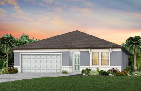 New construction Single-Family house 12745 Wanderlust Place, Parrish, FL 34219 Hanover- photo 0