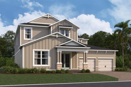 New construction Single-Family house 5388 Lassen St, St. Cloud, FL 34771 plan Wentworth - Eco Grand Series - image