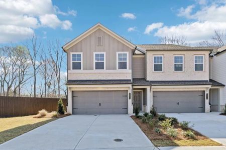 New construction Townhouse house 5471 Allegro Ln, Flowery Branch, GA 30542 plan Foxglove - image