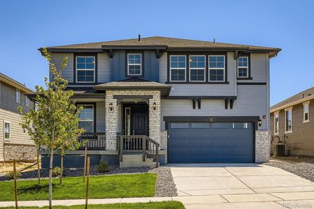 New construction Single-Family house 767 Raindance St, Erie, CO 80516 Stonehaven- photo 0