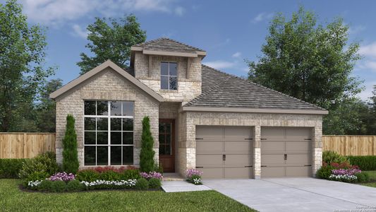 New construction Single-Family house 9942 Cavvy Trail, San Antonio, TX 78254 - photo 0