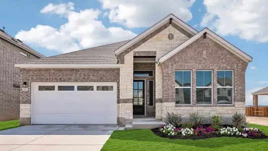New construction Single-Family house 2452 Tumbleweed Bnd, Leander, TX 78641 plan The Campbell - image