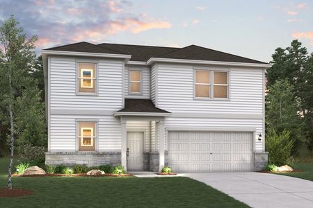 New construction Single-Family house 2427 Ekvall Dr, Round Rock, TX 78665 plan Savannah - image