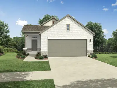 New construction Single-Family house 445 Lucky Ave, Elgin, TX 78621 plan Cedar | Trinity Ranch - image