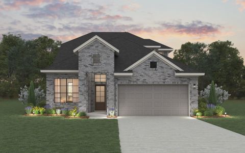 New construction Single-Family house 19501 Helens Catch Dr, Pflugerville, TX 78660 plan Warner - image