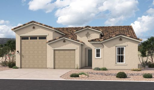New construction Single-Family house 7520 W Saguaro Perch Wy, Marana, AZ 85658 plan Deacon - image