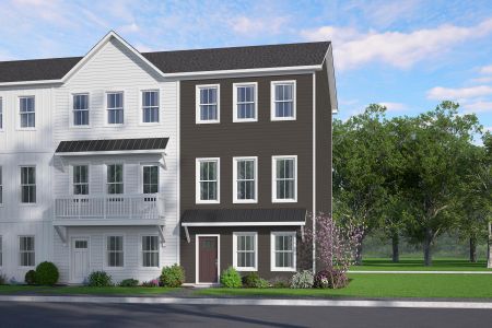 New construction Townhouse house 1316 Moreland Avenue SE, Atlanta, GA 30316 plan Cadence - image
