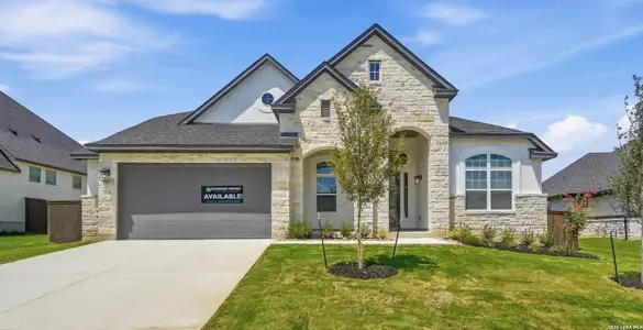 New construction Single-Family house 535 Caliban, Cibolo, TX 78108 plan Brisbane - image