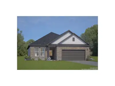 New construction Single-Family house 421 Jacks Pl, Seguin, TX 78155 plan The Glenwood F - image