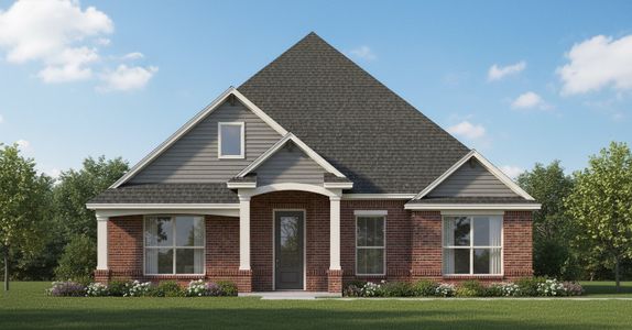 New construction Single-Family house 205 Marshall Dr, Springtown, TX 76088 plan The Violet - image