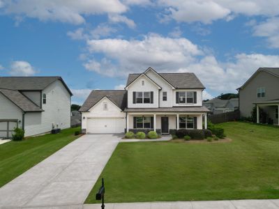 New construction Single-Family house 560 Calgary Downs Dr, Winder, GA 30680 plan (GA)Jackson A.2 2 Front Entry - image