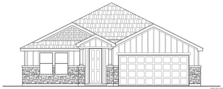 New construction Single-Family house 110 Ilana, Mico, TX 78056 plan 2412 - image