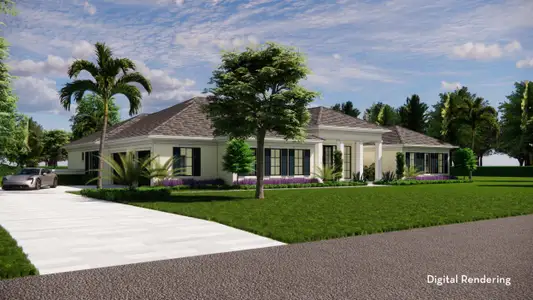 New construction Single-Family house 5781 Whirlaway Rd, Palm Beach Gardens, FL 33418 - image