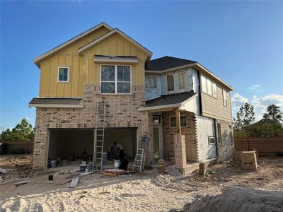 New construction Single-Family house 18707 Spicewood Canyon Trail, Cypress, TX 77433 Rosewood- photo 0