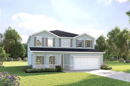 New construction Single-Family house 1208 Ivy Manor St, Minneola, FL 34715 plan Lynn Haven - image