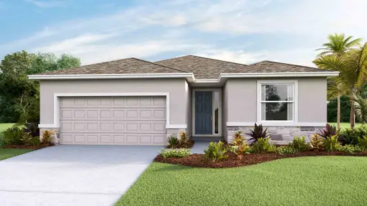 New construction Single-Family house 36237 Hillridge Trl, Zephyrhills, FL 33541 plan Lantana - image
