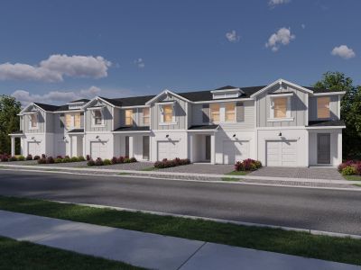 New construction Townhouse house 9453 Sw Ghiara Wy, Port St. Lucie, FL 34987 plan Pompano - image