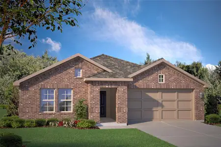 New construction Single-Family house 10864 Bloodstone Dr, Fort Worth, TX 76036 plan Texas Cali - image