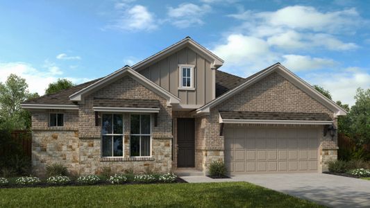New construction Single-Family house 1213 Silver Falls Dr, Georgetown, TX 78628 plan Hidalgo - image