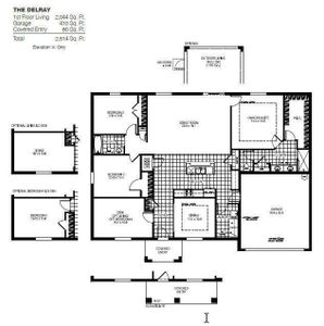 New construction Single-Family house 6016 Nw Relief Ct, Port St. Lucie, FL 34983 plan Delray - image