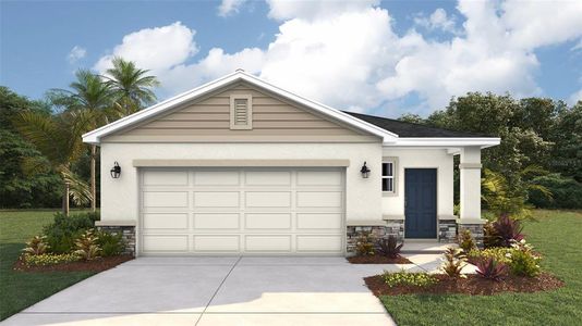 New construction Single-Family house 8808 Clear View St, Parrish, FL 34219 plan Harper - image