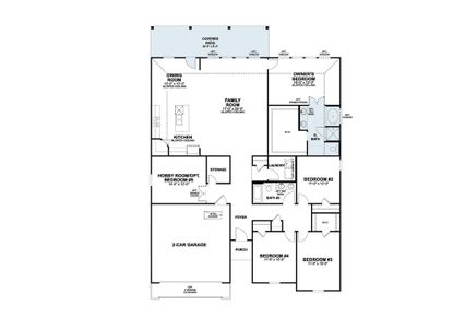 New construction Single-Family house 20021 Cornyn Ln, Manor, TX 78653 plan Meredith - Smart Series - image