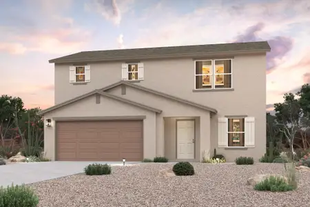New construction Single-Family house 274 W Park View Ln, Coolidge, AZ 85128 plan Aguila - image